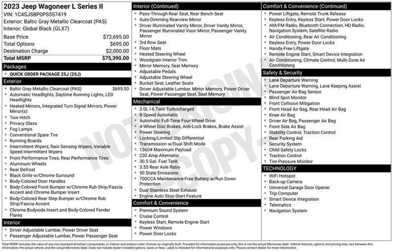 Jeep Wagoneer L  2023