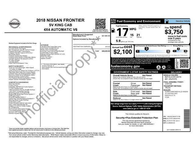 Nissan Frontier  2018