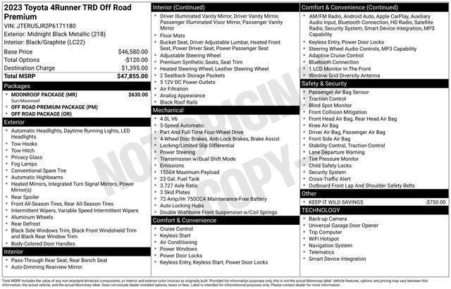 Toyota 4Runner  2023