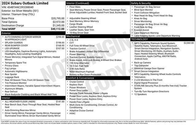 Subaru Outback  2024
