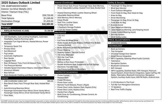Subaru Outback  2025