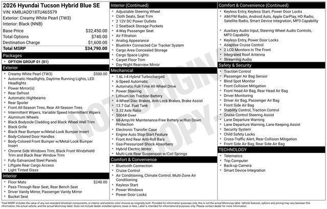 Hyundai Tucson  2026