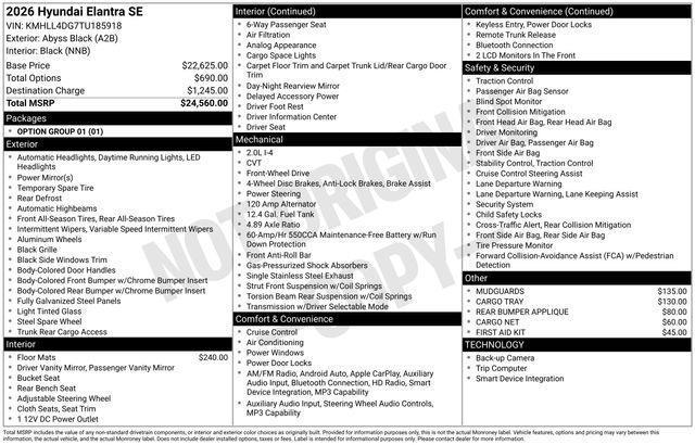 Hyundai Elantra  2026