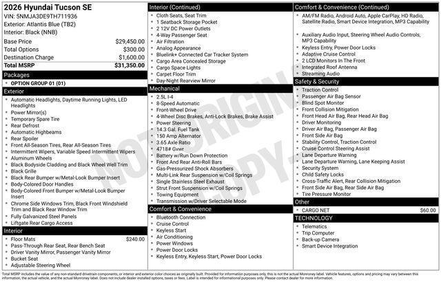 Hyundai Tucson  2026