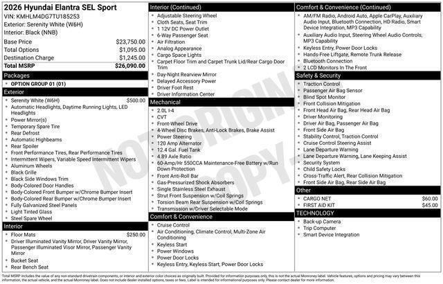 Hyundai Elantra  2026