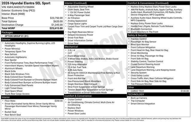 Hyundai Elantra  2026