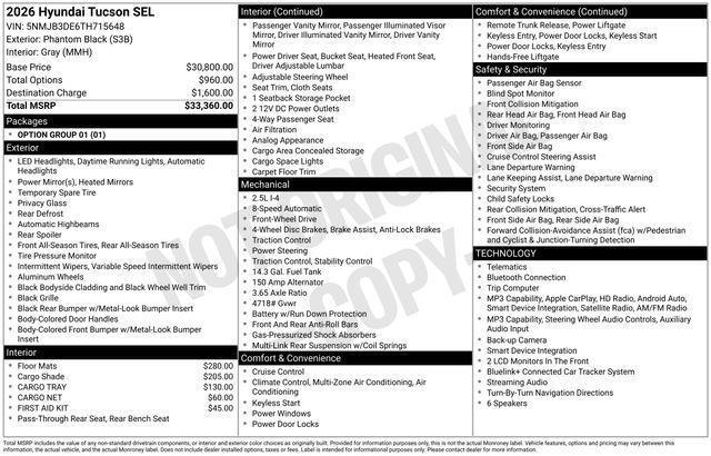 Hyundai Tucson  2026