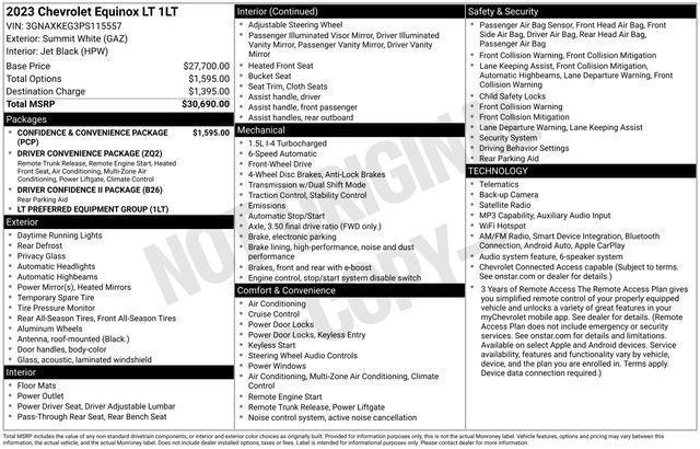 Chevrolet Equinox  2023