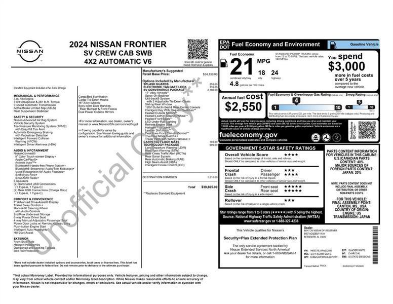 Nissan Frontier  2024