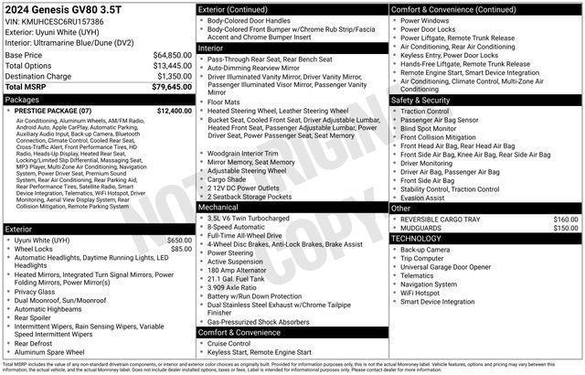 Genesis GV80  2024