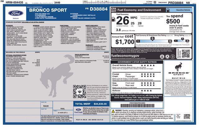 Ford Bronco Sport  2023