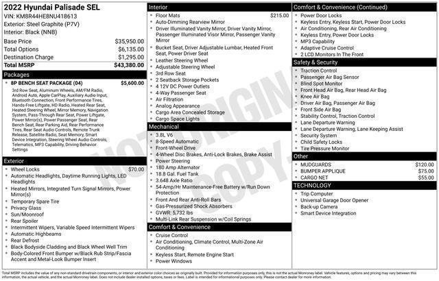 Hyundai Palisade  2022