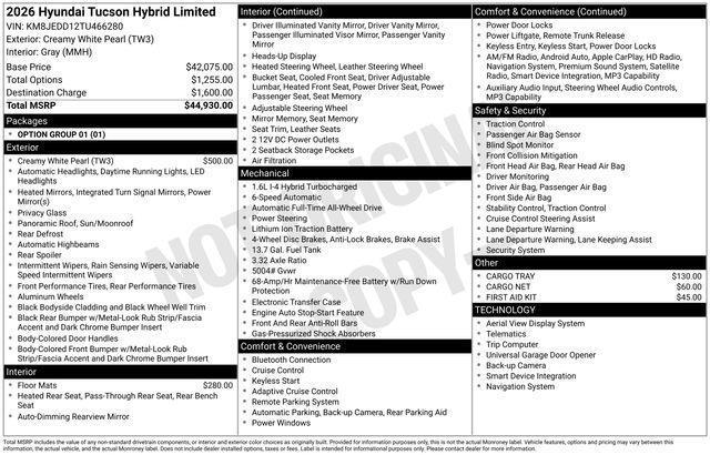 Hyundai Tucson  2026