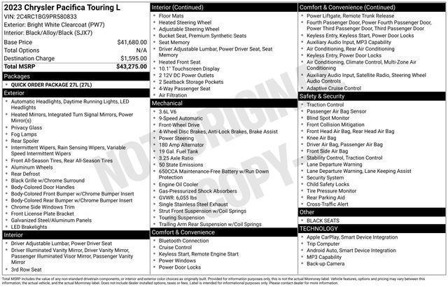 Chrysler Pacifica  2023
