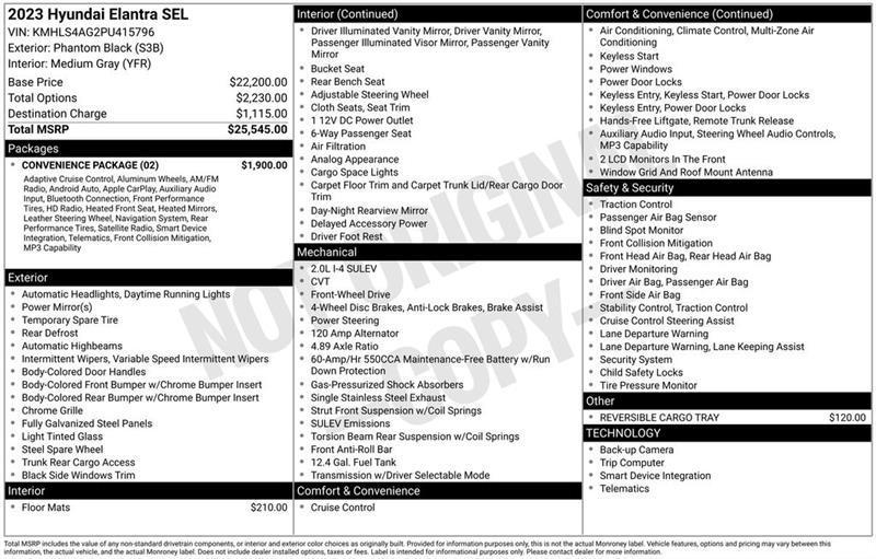 Hyundai Elantra  2023