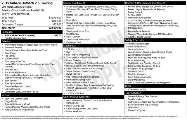 Subaru Outback  2019