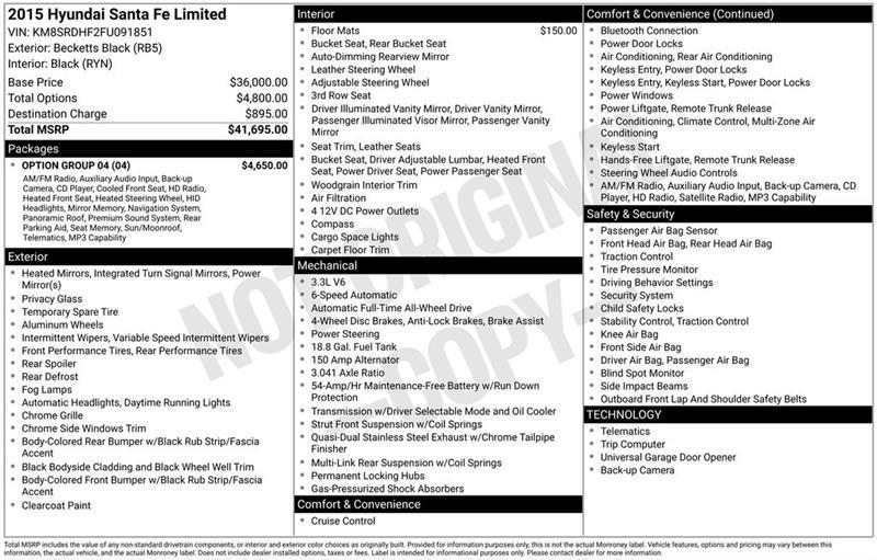 Hyundai Santa Fe  2015