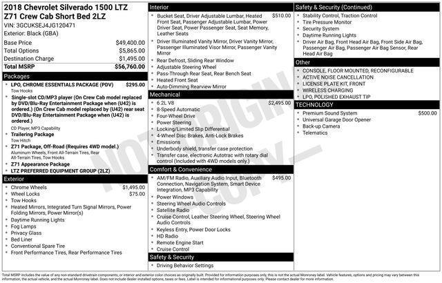 Chevrolet Silverado 1500  2018