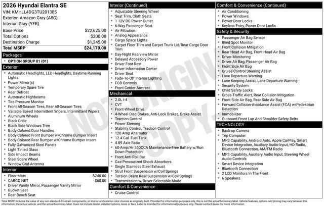 Hyundai Elantra  2026