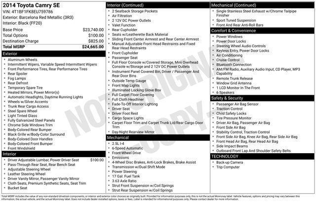 Toyota Camry  2014