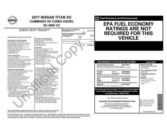 Nissan Titan XD  2017