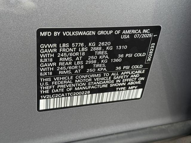 Volkswagen Atlas Cross Sport  2026