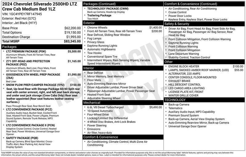 Chevrolet Silverado 2500HD  2024