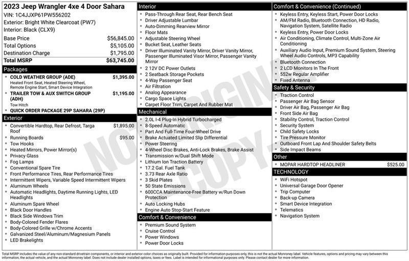 Jeep Wrangler 4xe  2023