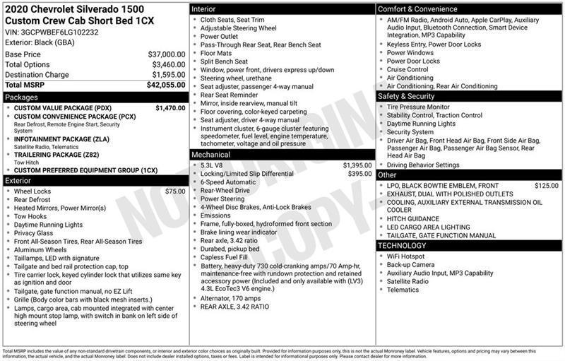 Chevrolet Silverado 1500  2020