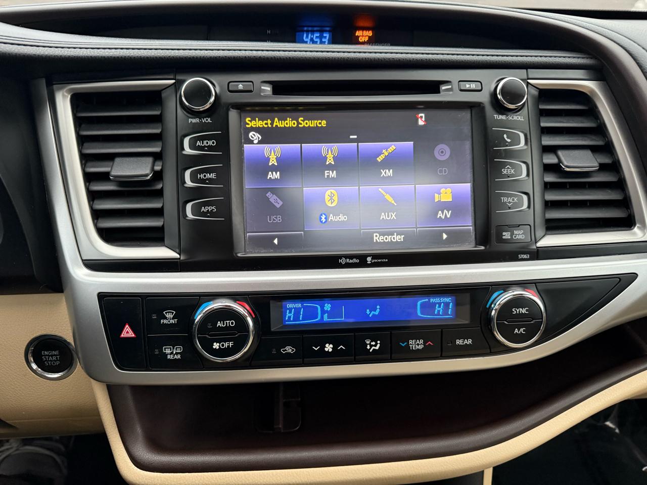 Toyota Highlander XLE AWD V6 2015