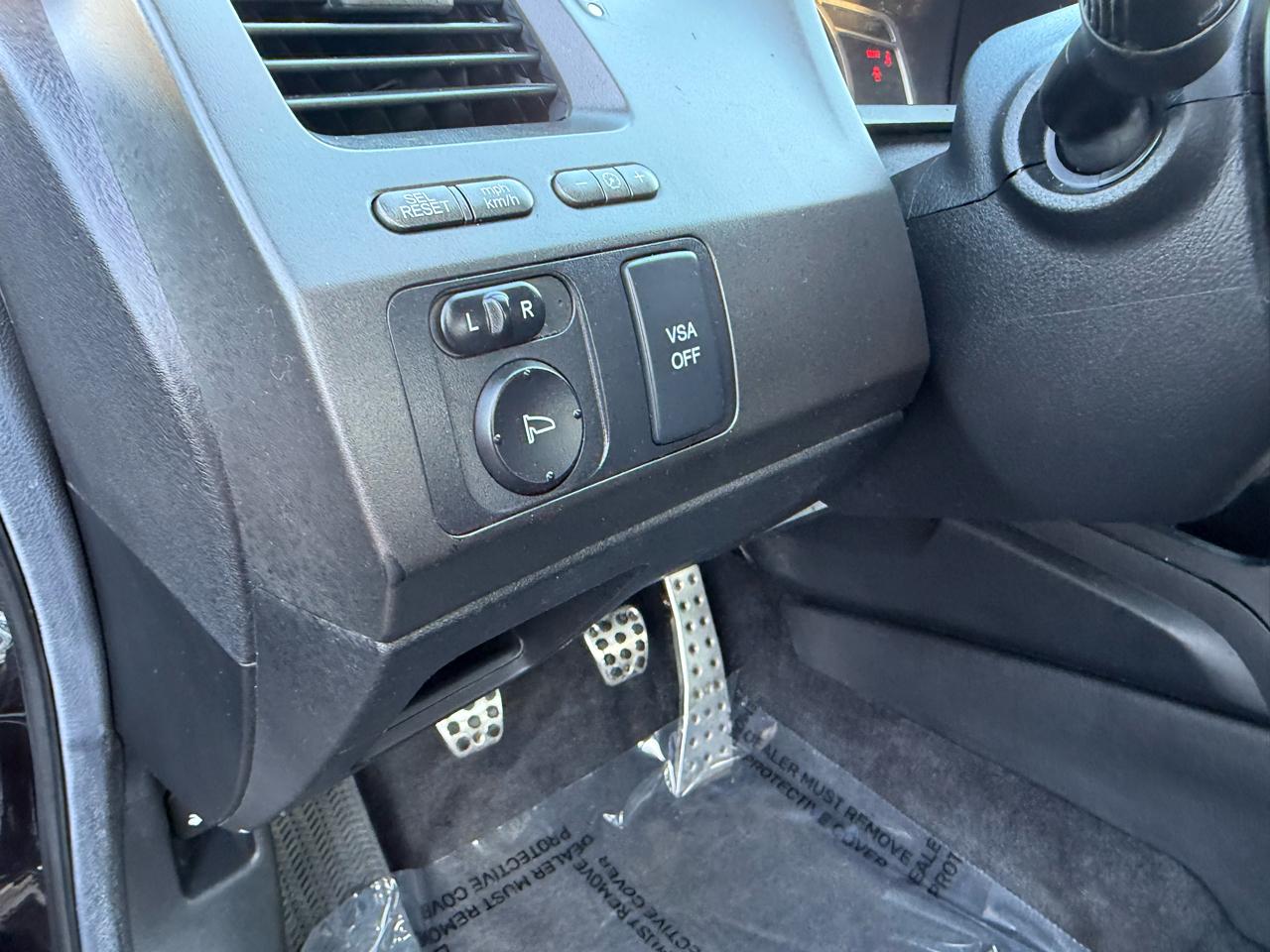 Honda Civic Si Coupe Manual w/High Performance Tires 2007
