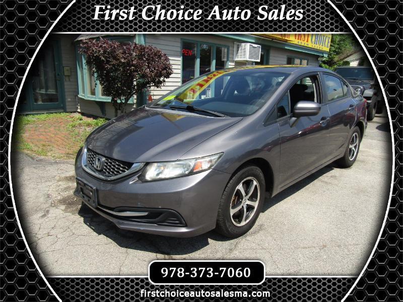 2015 Honda Civic SE Sedan CVT
