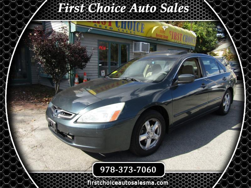 2004 Honda Accord EX-L Sedan AT with XM Radio