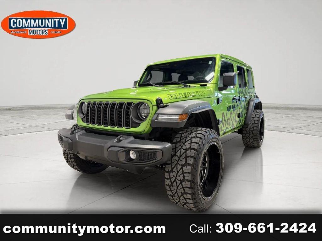 Green 2025 Jeep Wrangler SUV / Crossover Four-Wheel Drive Automatic