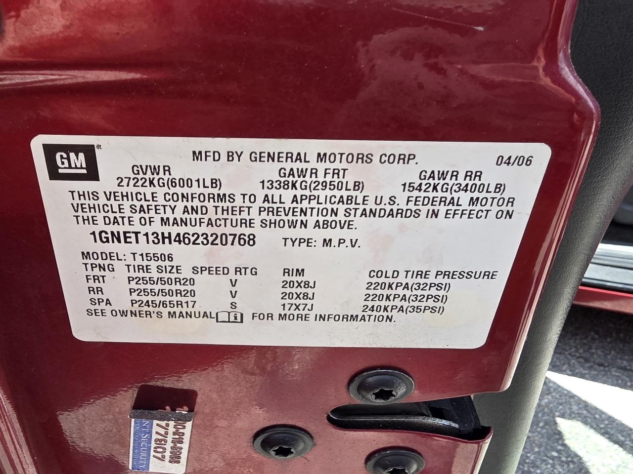 Chevrolet TrailBlazer LS 4WD 2006