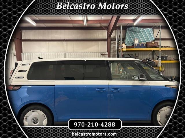 Blue 2025 Volkswagen ID.Buzz 1st Edition RWD Minivan Rear-Wheel Drive Automatic