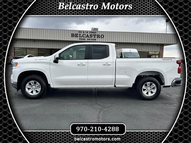 White 2025 Chevrolet Silverado 1500 Pickup Truck Four-Wheel Drive Automatic