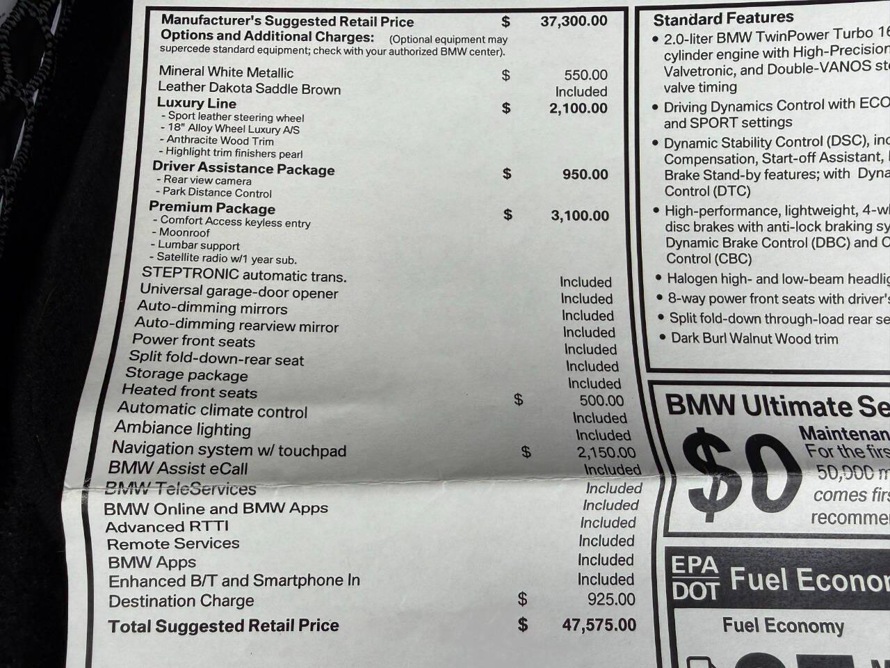 BMW 3 Series 4dr Sdn 328i RWD 2014