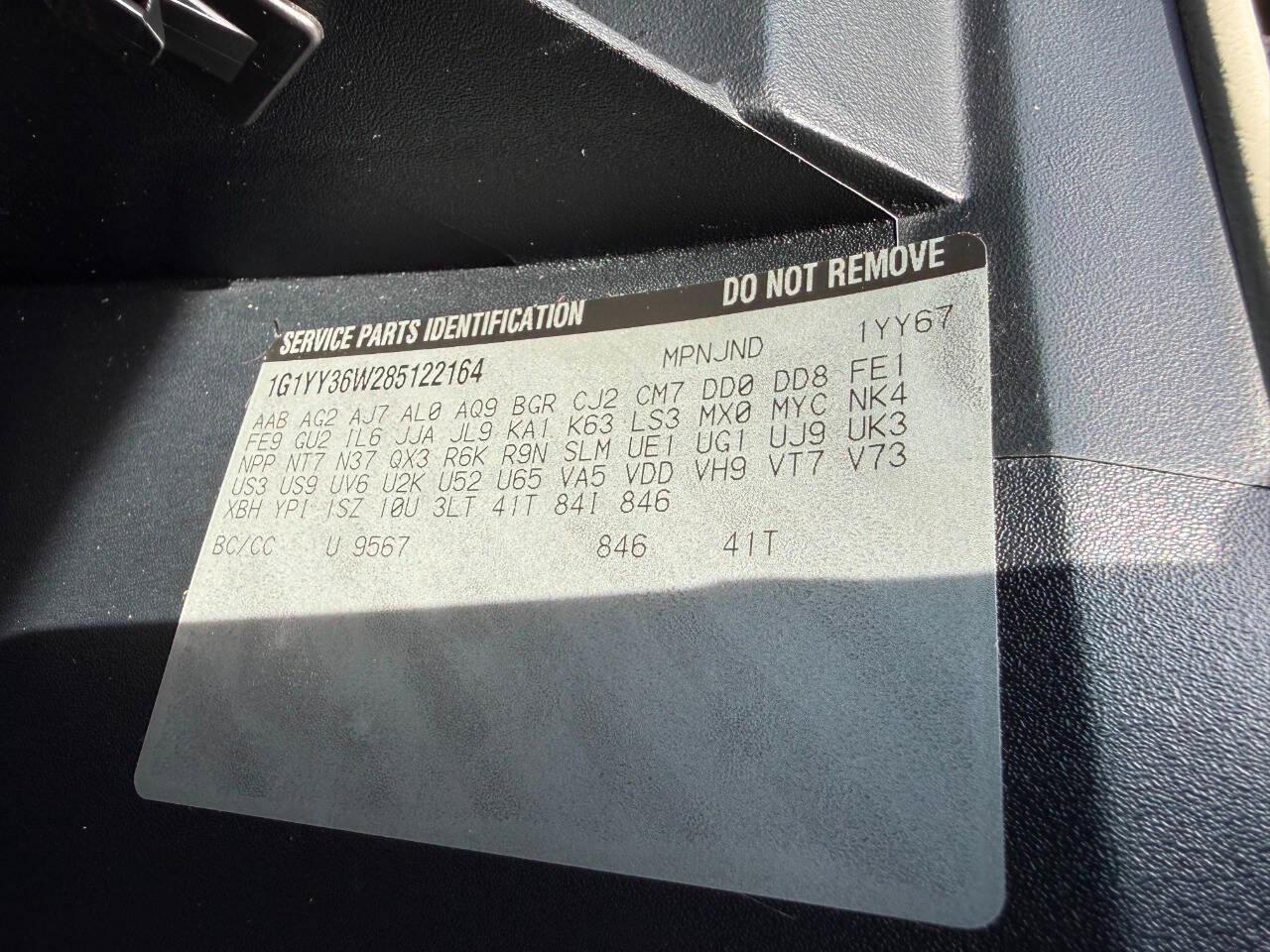 Chevrolet Corvette 2dr Conv 2008