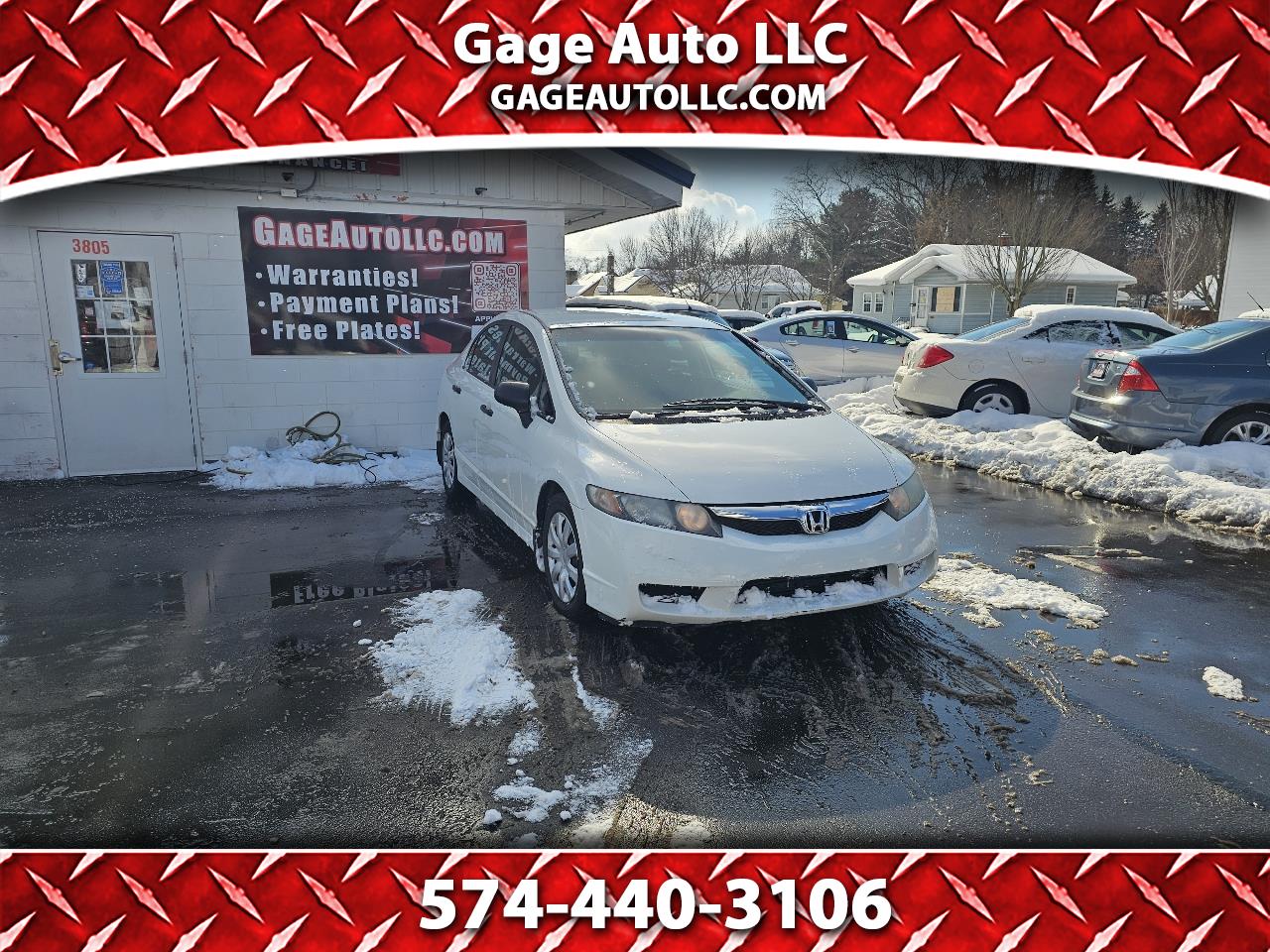 2011 Honda Civic DX-VP Sedan 5-Speed AT