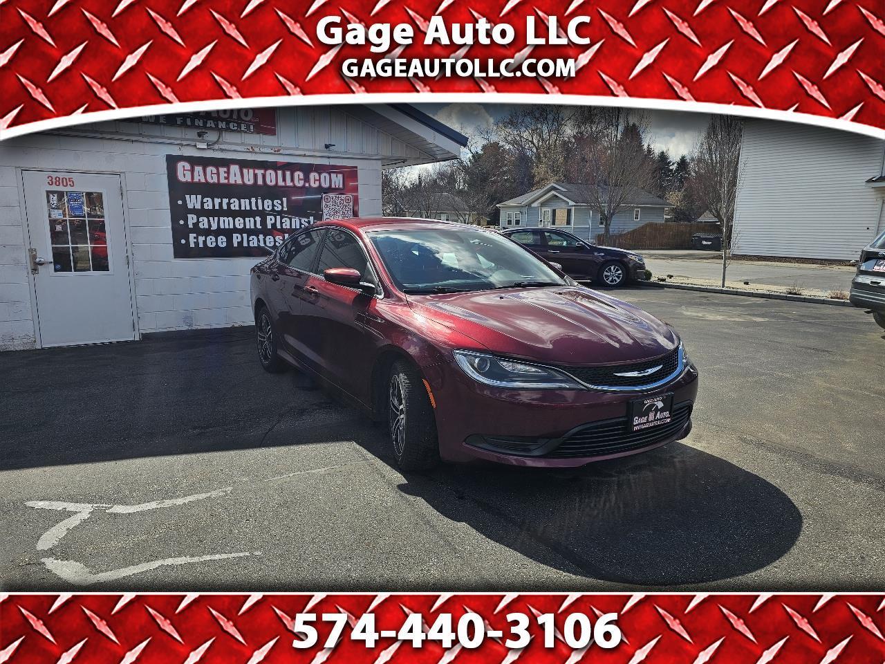 2016 Chrysler 200 LX Sedan FWD