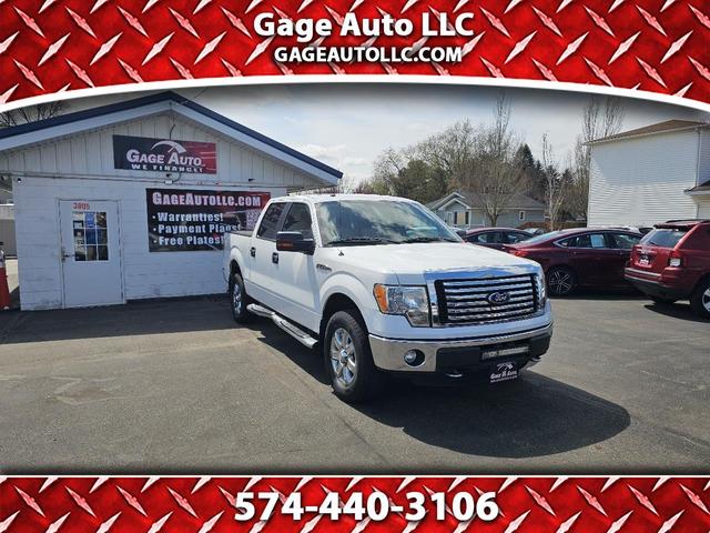 White 2013 Ford F-150 XL SuperCrew 4WD Pickup Truck Four-Wheel Drive Automatic