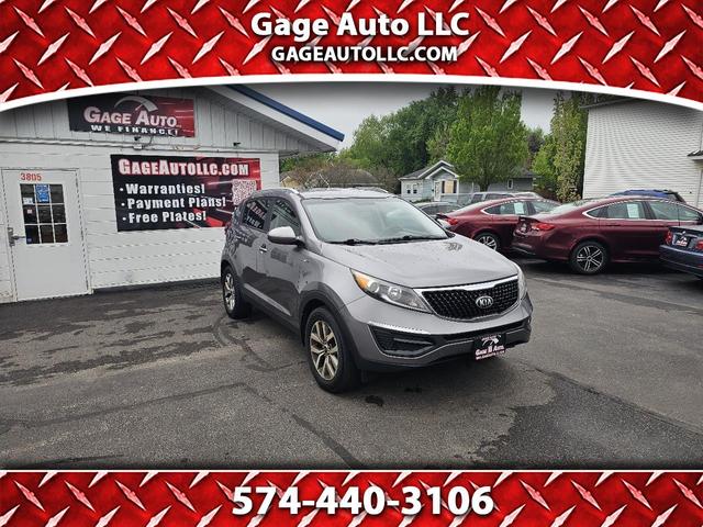 Gray 2016 Kia Sportage LX AWD SUV / Crossover All-Wheel Drive Automatic