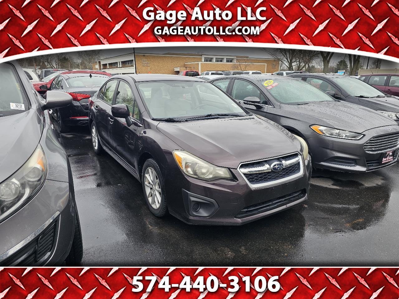 Subaru Impreza 2.0i Premium 4-Door w/All Weather Package 2013