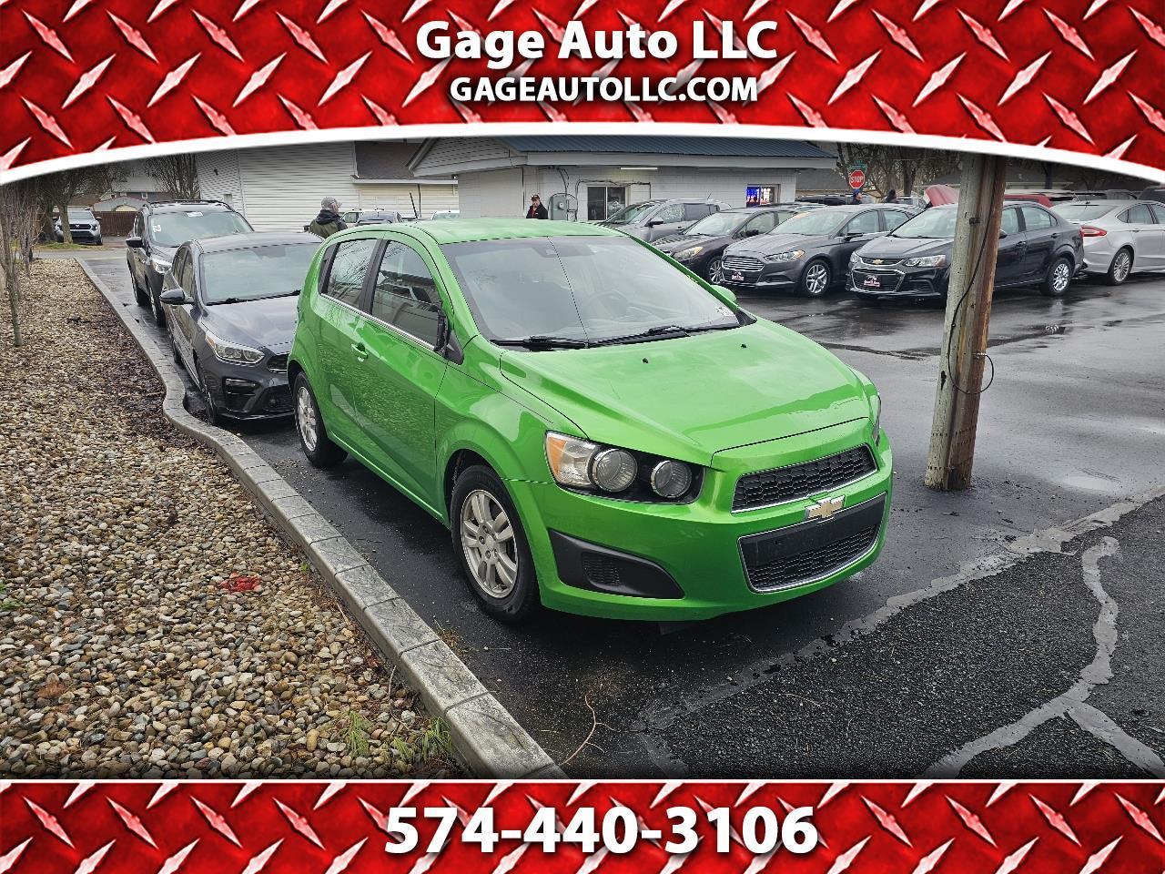 Chevrolet Sonic LT Auto 5-Door 2016