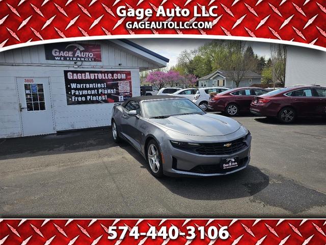 Gray 2020 Chevrolet Camaro 1LT Convertible RWD Convertible Rear-Wheel Drive Automatic