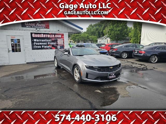 Gray 2020 Chevrolet Camaro 1LT Convertible RWD Convertible Rear-Wheel Drive Automatic