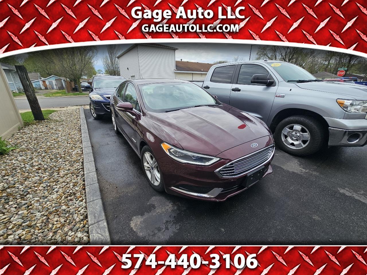 Ford Fusion Hybrid SE 2018