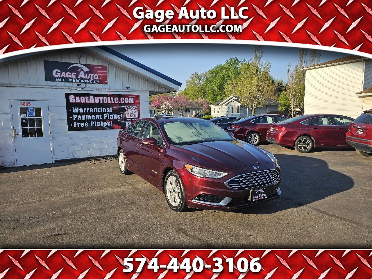 2018 Ford Fusion Hybrid SE