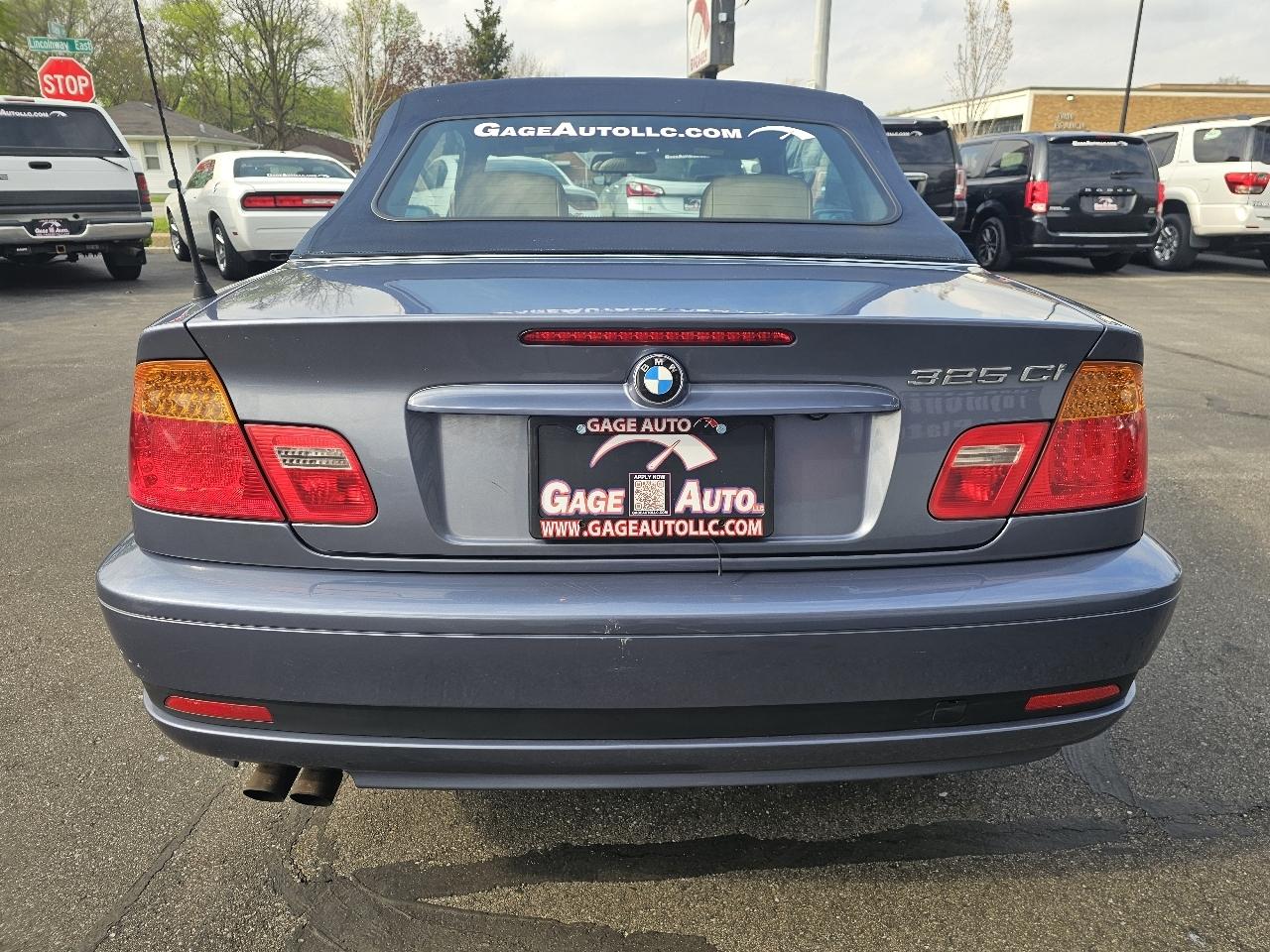 BMW 3-Series 325Ci convertible 2004
